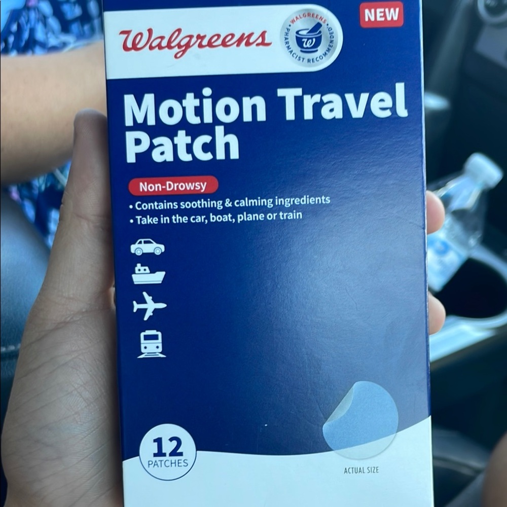 Walgreens Motion Travel Patch